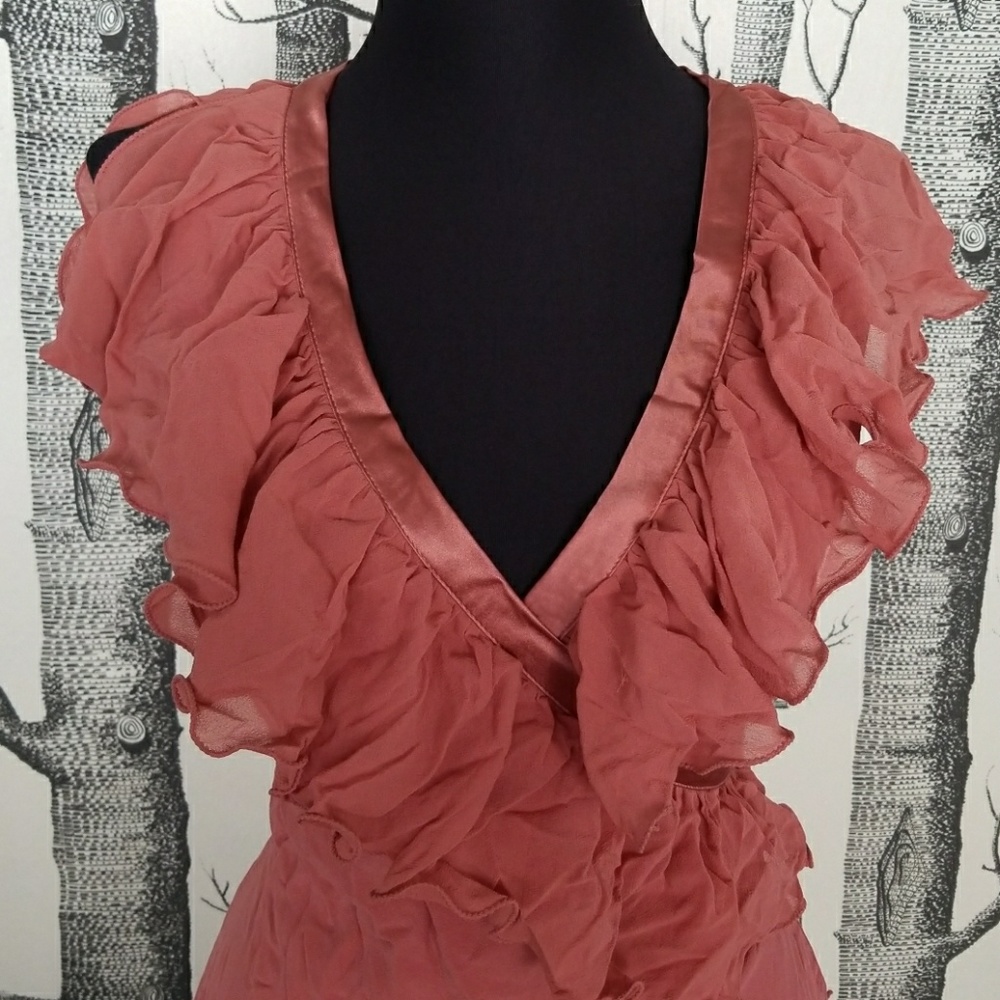 NWT $216 BGN 1920s chiffon flapper style dress